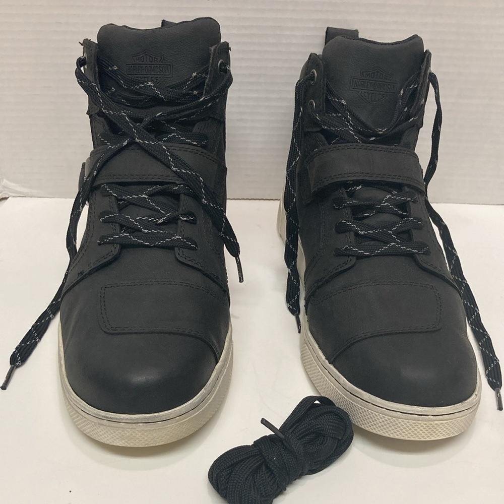 HARLEY DAVIDSON BATEMAN ANKLE PRO WITH STRAP RIDING ANKLE BOOTS Sneakers MENS - Picture 3 of 13